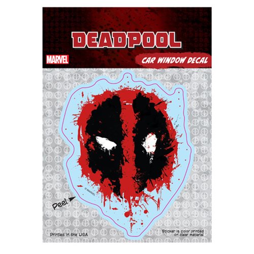 Deadpool Splatter Logo Decal